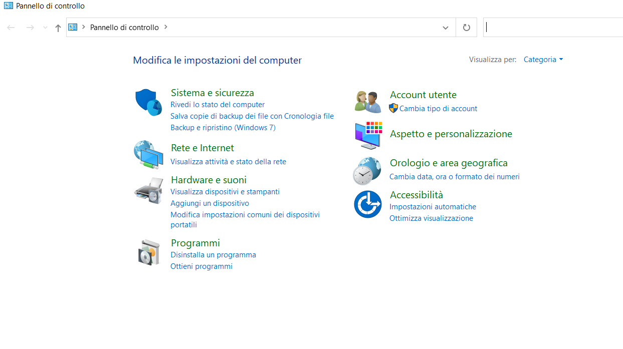 Creare una rete domestica con Windows