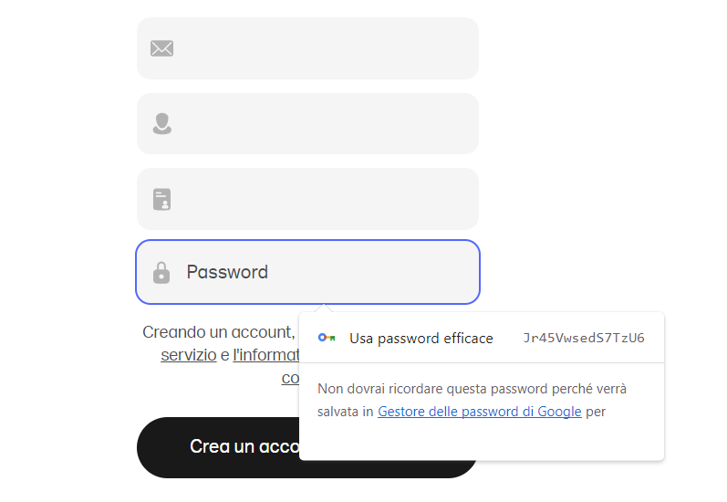 generare password efficaci