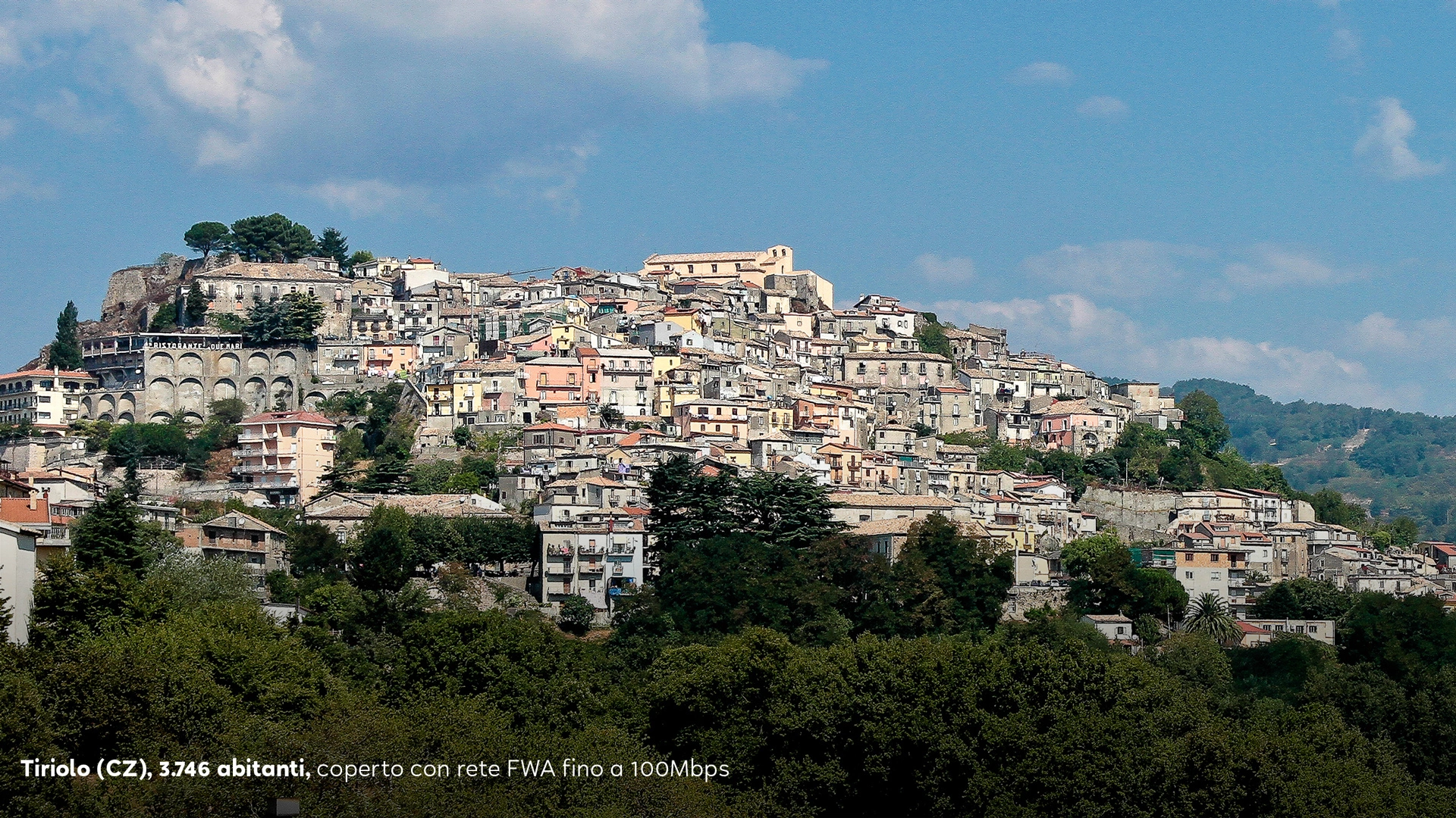 Calabria: implementata la rete in 34 comuni di due province